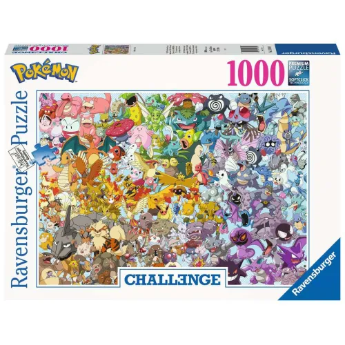 Ravensburger puzzel 1000 stukjes challenge  Pokémon